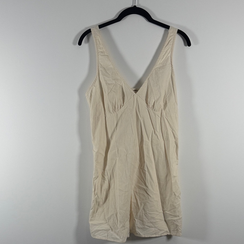 NWT American Eagle Outfitters Beige Corduroy Mini Dress